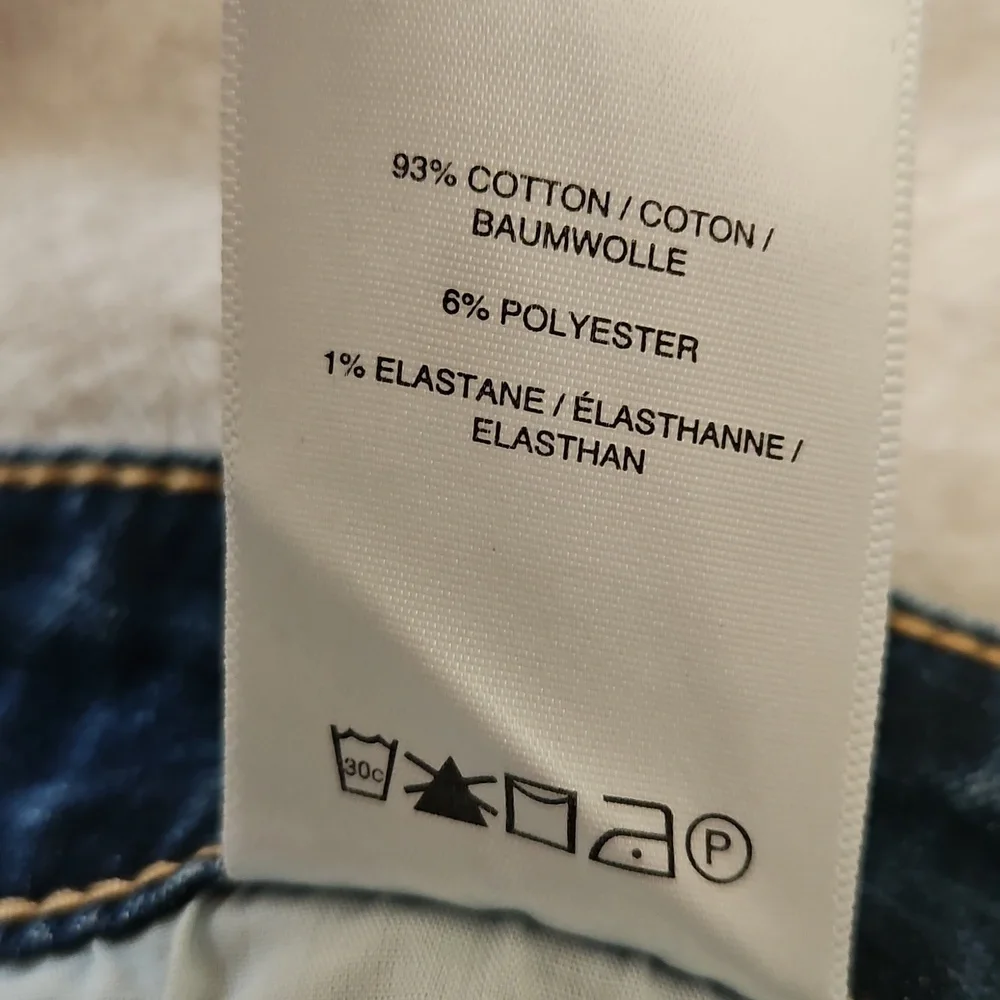 NEW Mens Silver Risto Athletic Fit Skinny Leg Max Flex Jeans: Indigo: 38x32